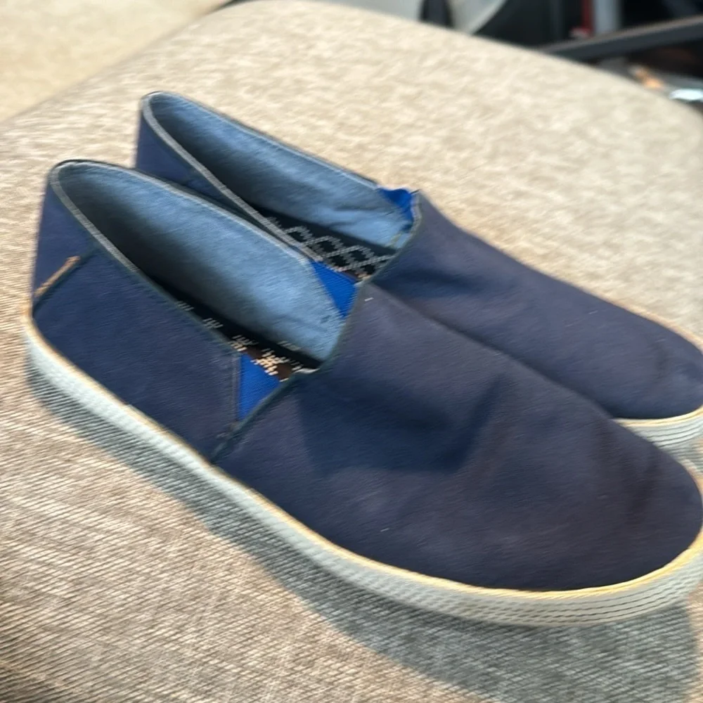 Ted Baker London Mens 11 Leeno Navy Slip-On